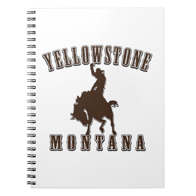 Carnet Yellowstone Montana (Devant)