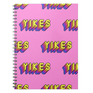 Carnet Yikes Mots : Papier Peint Vintage Rose.