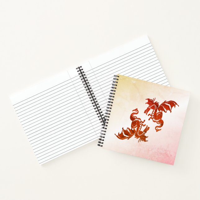 Carnet Yin Yang Dragons (Intérieur)