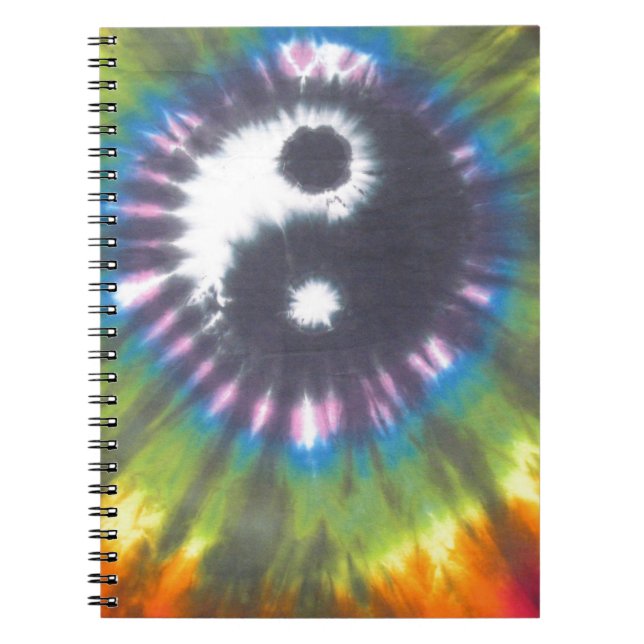 Carnet Yin Yang Tie Dye (Devant)