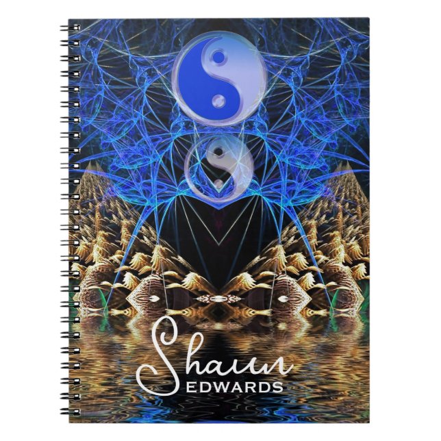 Carnet Yin Yang Visions fractales (Devant)