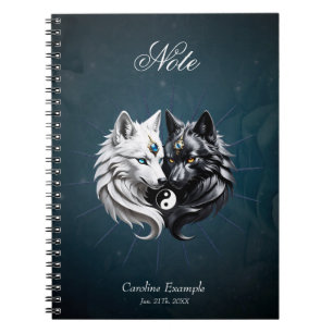 Carnet Yin Yang Wolves.