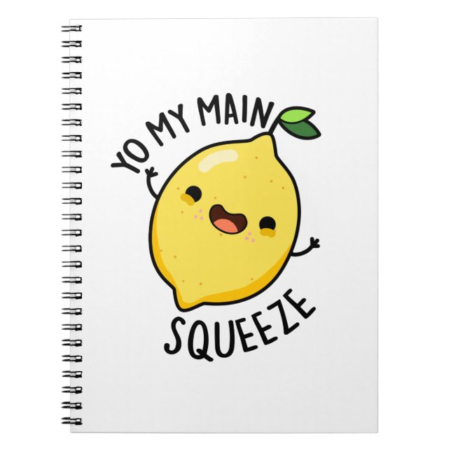 Carnet Yo Mon Amour de Blague de Citron Drôle  (Devant)