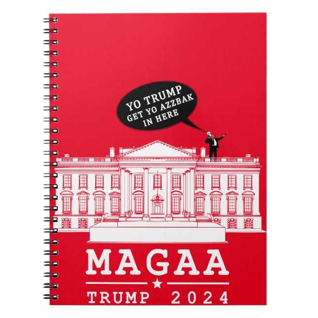Carnet YO TRUMP 2024 MAGA encore (Devant)