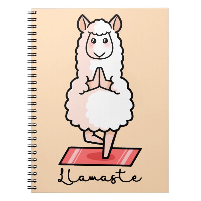 Carnet Yoga Llama (Devant)