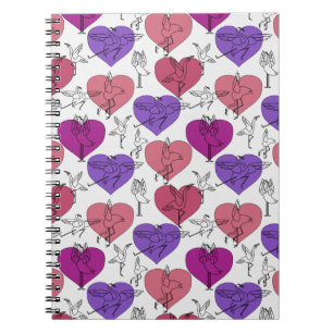 Carnet Yoga pose motif Yoga motif transparent 4