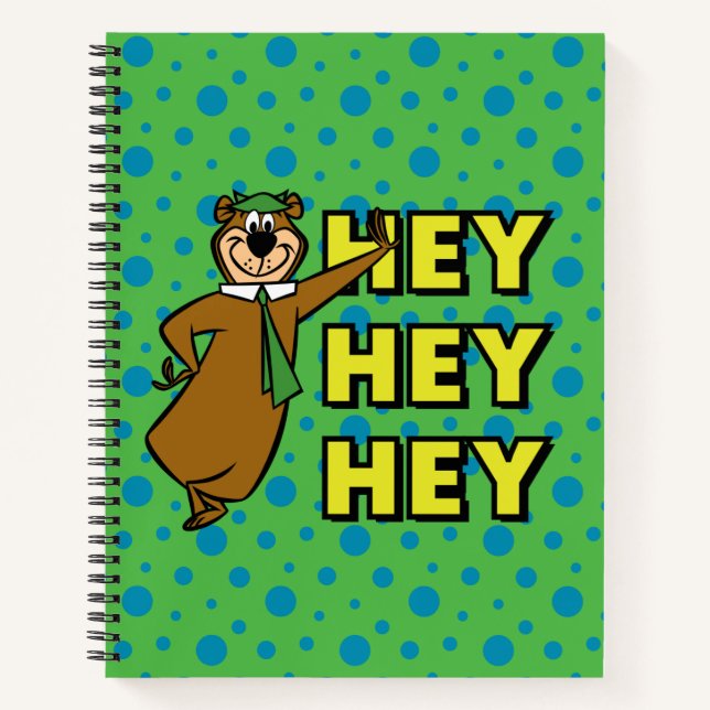 Carnet Yogi Bear Hey Hey Hey (Devant)