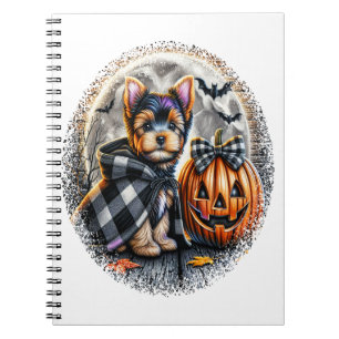 Carnet Yorkie Chien Halloween