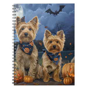 Carnet Yorkipoo Halloween Éffrayant