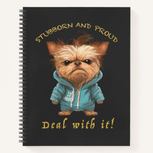 Carnet Yorkshire Chien têtu Devoir Avec Il Mignonne adora