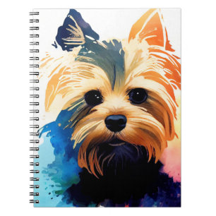 Carnet Yorkshire Terrier Chien Nature sauvage Couleurs d'