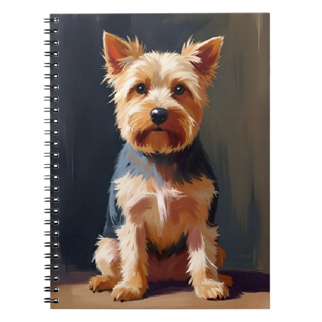Carnet Yorkshire Terrier Dog Pet Painting (Devant)