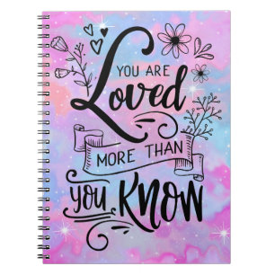 Carnet You are loved more than you know