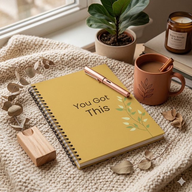 Carnet You Got This Motivational Notebook (Clean and minimal notebook for daily motivation)