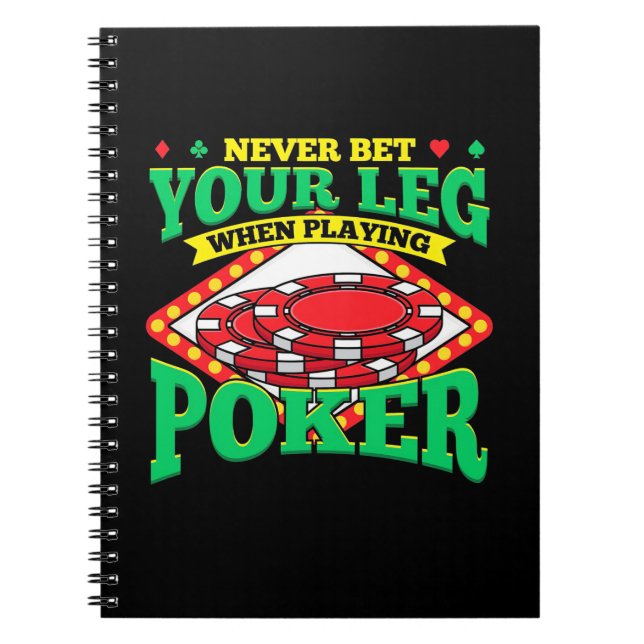 Carnet Your Leg When Playing Poker (Devant)