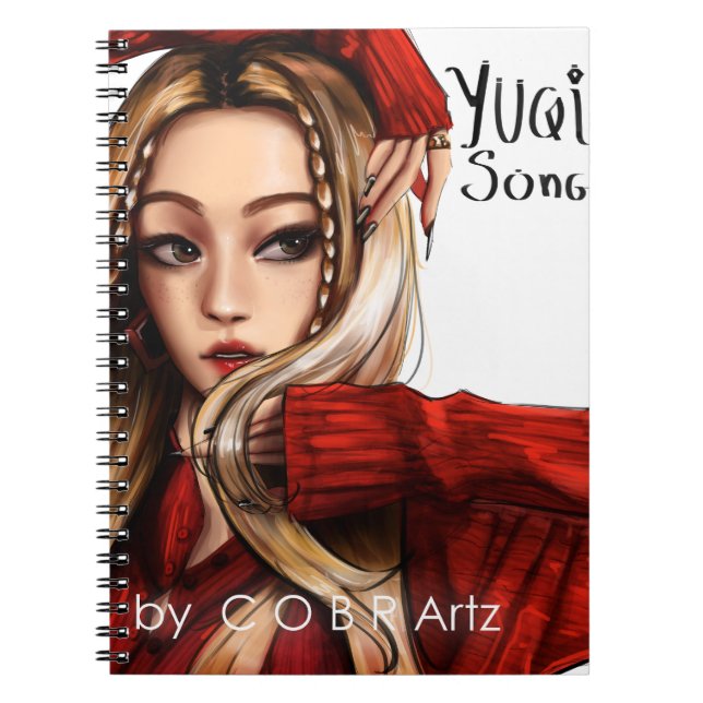 Carnet Yuqi Song G-Idle caderno (Devant)
