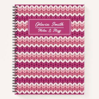 Carnet Zag rose beige