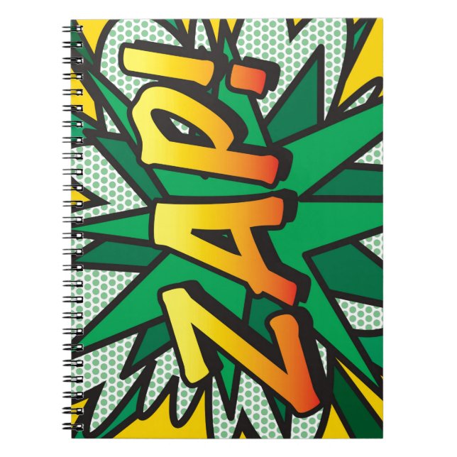 Carnet ZAP Amusement Rétro Bande Dessinée Pop Art (Devant)