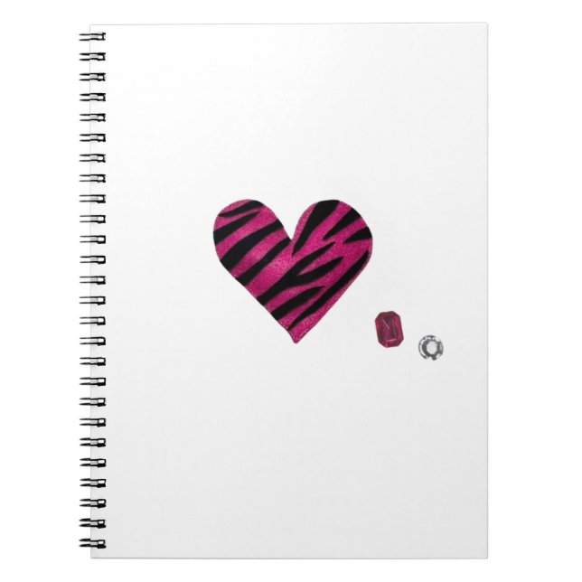 Carnet Zebra-heart (Devant)