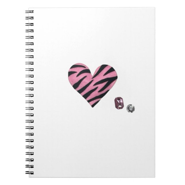 Carnet Zebra-heart (Devant)