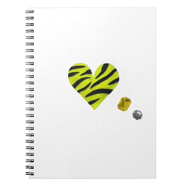 Carnet Zebra-heart (Devant)