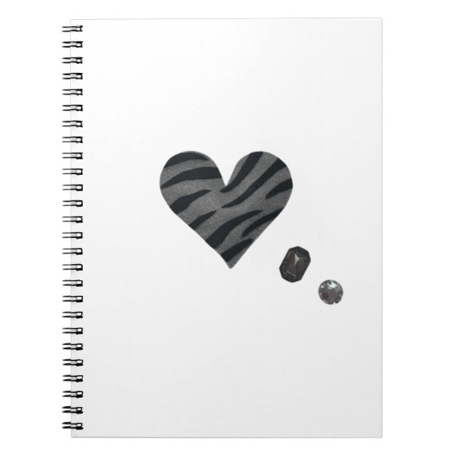Carnet Zebra-heart (Devant)