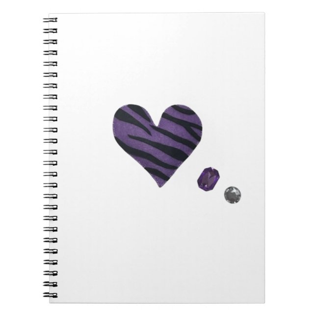 Carnet Zebra-heart (Devant)