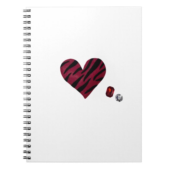 Carnet Zebra-heart (Devant)