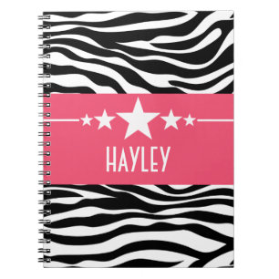 Carnet Zebra Rose Sassy Star