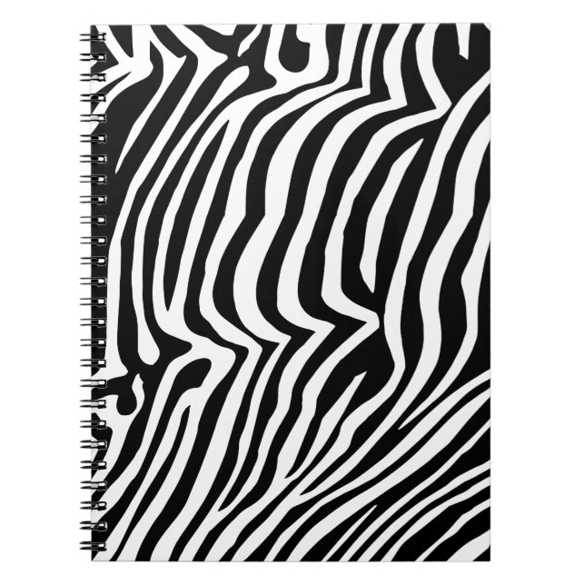 Carnet Zebra skin motif (Devant)