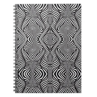 Carnet Zèbre Abstrait B & N