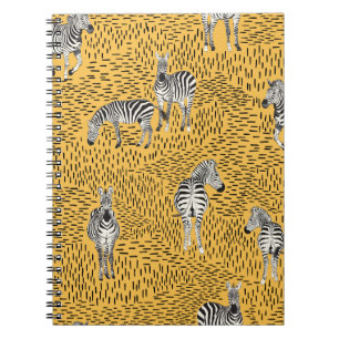 Carnet Zèbre rayures : arrière - plan sans couture dessin