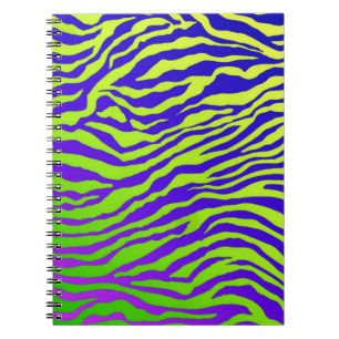 Carnet Zèbre vert
