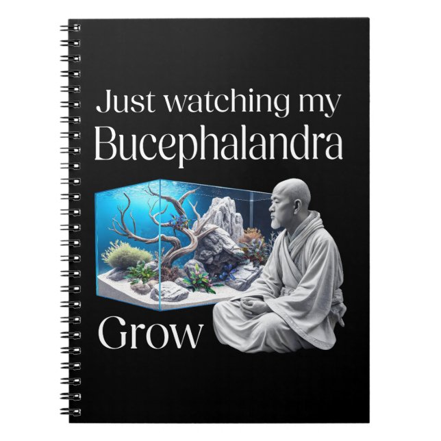 Carnet Zen and Bucephalandra (Devant)