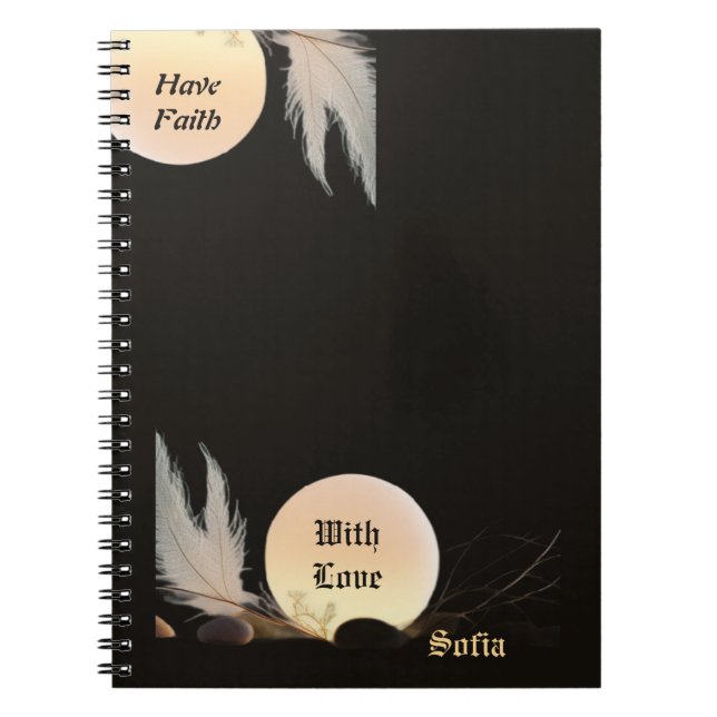 Carnet Zen Encouragement & Peace Minimalist Photo (Devant)