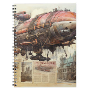 Carnet Zeppelin Steampunk vintage (9)