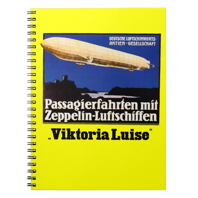 Carnet Zeppelin Viktoria Luise (Devant)