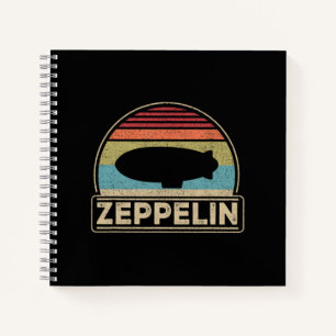 Carnet Zeppelin Vintage Rétro Zeppelin Chemise Dirigible