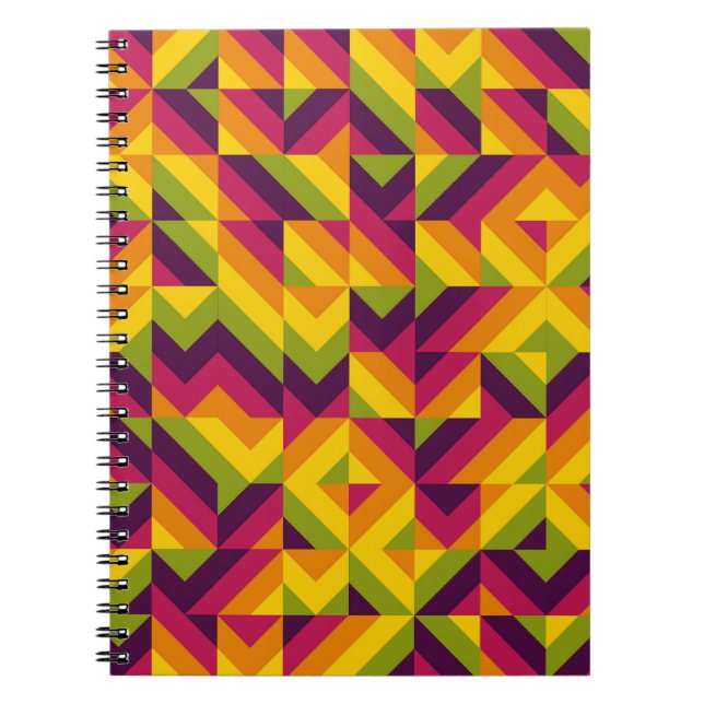 Carnet Zest Mosaic Chevron (Devant)