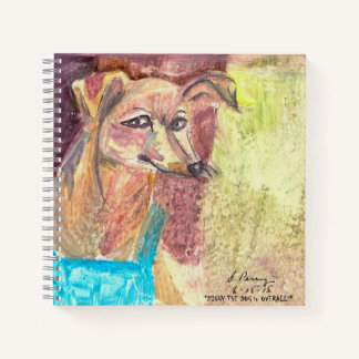 Carnet "Ziggy The Dog in Overalls"