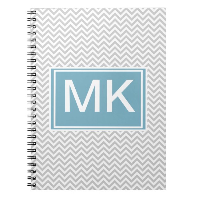 Carnet ZigZag gris simple (Devant)