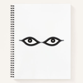 Carnet Zipper eyes