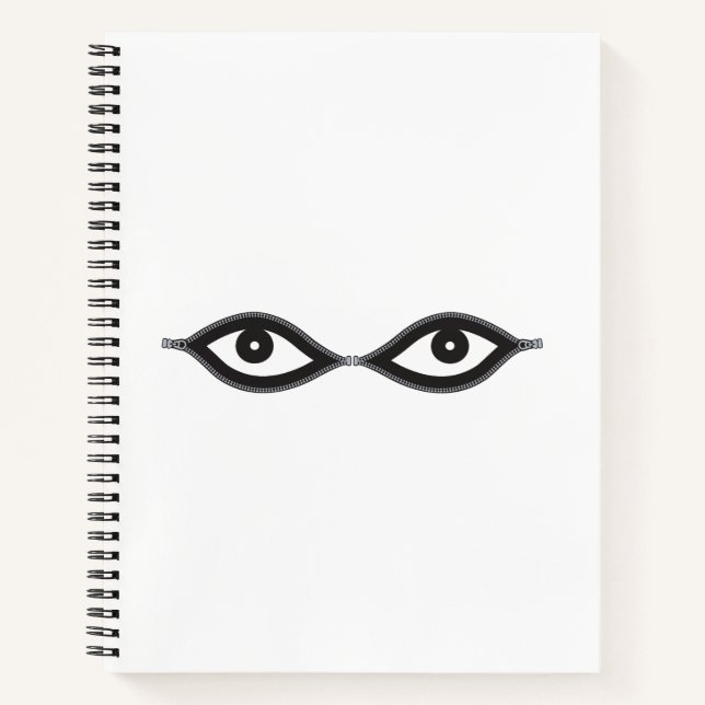 Carnet Zipper eyes (Devant)