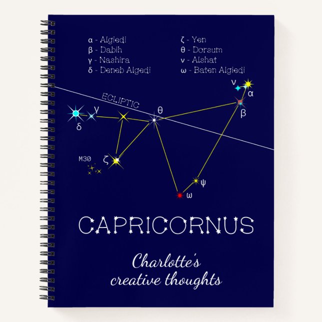 Carnet Zodiaque Capricornus (Devant)