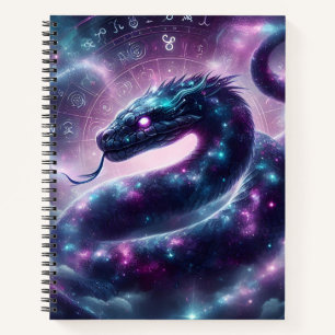 Carnet Zodiaque Galaxie du Serpent Cosmique Astrologie