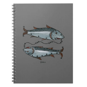 Carnet Zodiaque : Poissons en couleurs