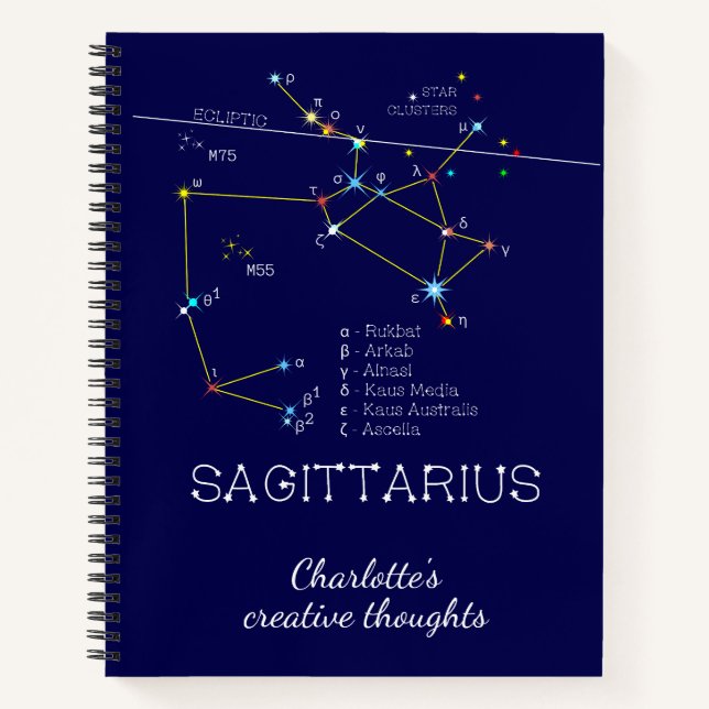 Carnet Zodiaque Sagittarius (Devant)