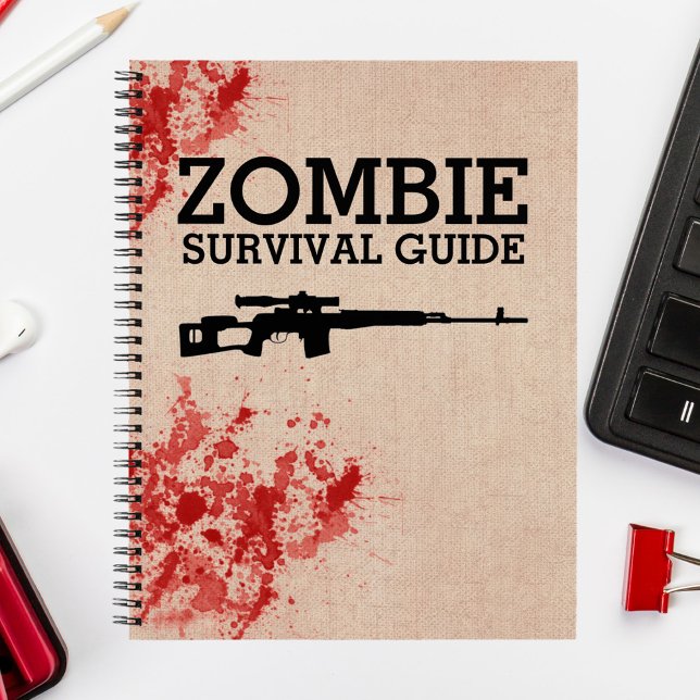 Carnet Zombie Survival Guide drôle (Créateur téléchargé)