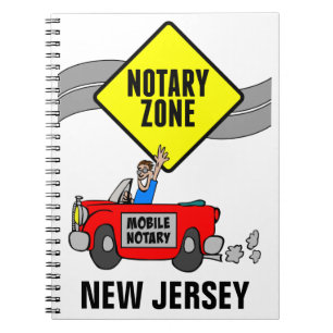 Carnet Zone Noir Mobile Red Sports Car New Jersey
