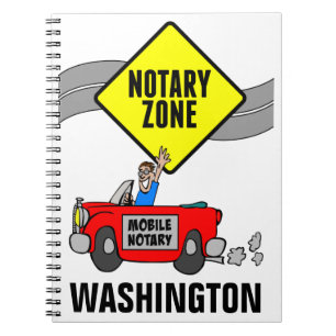 Carnet Zone Noire Mobile Red Sports Car Washington